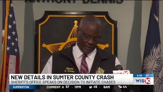 Sumter Sheriff speaks on fatal chase, crash