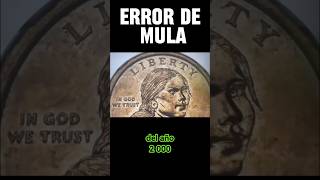 Moneda Sacagawea valiosa error de mule #americancoins #coin #dime