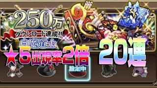 【BDFE】レア5率2倍『白魔道士』250万ＤＬジョブガチャ20連