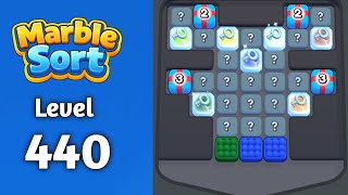 Marble sort Level 440 walkthrough solution