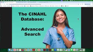 The CINAHL Database: Advanced Search