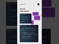 Show on scroll Animation using Vanilla JavaScript 🖱️
