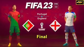 FIFA 23 - PORTUGAL vs. ENGLAND - FIFA World Cup Final - Ronaldo vs. Kane - PS5™ [4K]