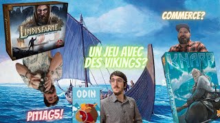 Des jeux de Viking (Règles et Rigolade sur: ODIN, KNARR, LYNDISFARNE)