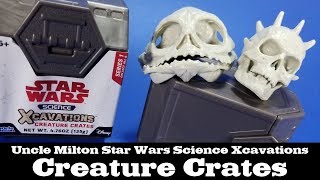 Uncle Milton Star Wars Science Xcavations Creature Crates Review