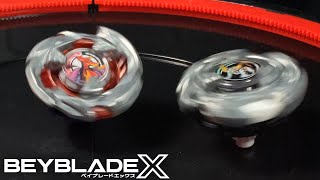 CRIMSON GARUDA VS WEISS TIGER | BEYBLADE X BATTLE ベイブレードX