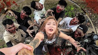 Zombie Escape POV: ZOMBIES ESCAPE Rescue Crush #4 (The Walking Dead - Zombieland) | Chill Spider