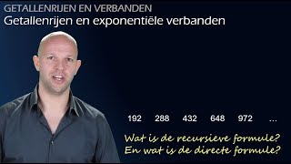 Getallenrijen - Recursieve en directe formule bij exponentiële verbanden (vwo C) - WiskundeAcademie