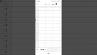 Autofill option in google sheets android app
