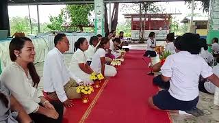 โรงเรียนวัดวังกลมแสดงตนเป็นพุทธมามกะและอบรมศีลธรรมประจำปีที่๗-๖๗