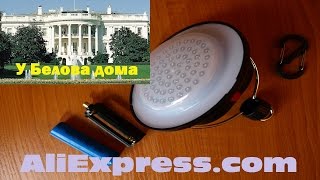 Распаковка фонаря из 60 светодиодов для кемпинга на Aliexpress.