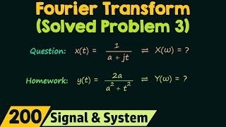 Fourier Transform (Solved Problem 3)