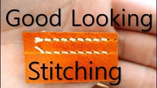 Good Looking Stitching PART 2 : How to Use Pricking Iron