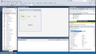Working with Visual Studio: Designing a Form, Properties, and Events