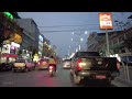 sunset drive in katthmandu kalanki bus stand binaural city sounds for sleep nepal 4k asmr