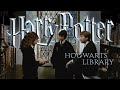 You Study with Harry, Ron & Hermione 📚 Hogwarts Library ⋄ Harry Potter ASMR Ambience FOCUS/ RELAX