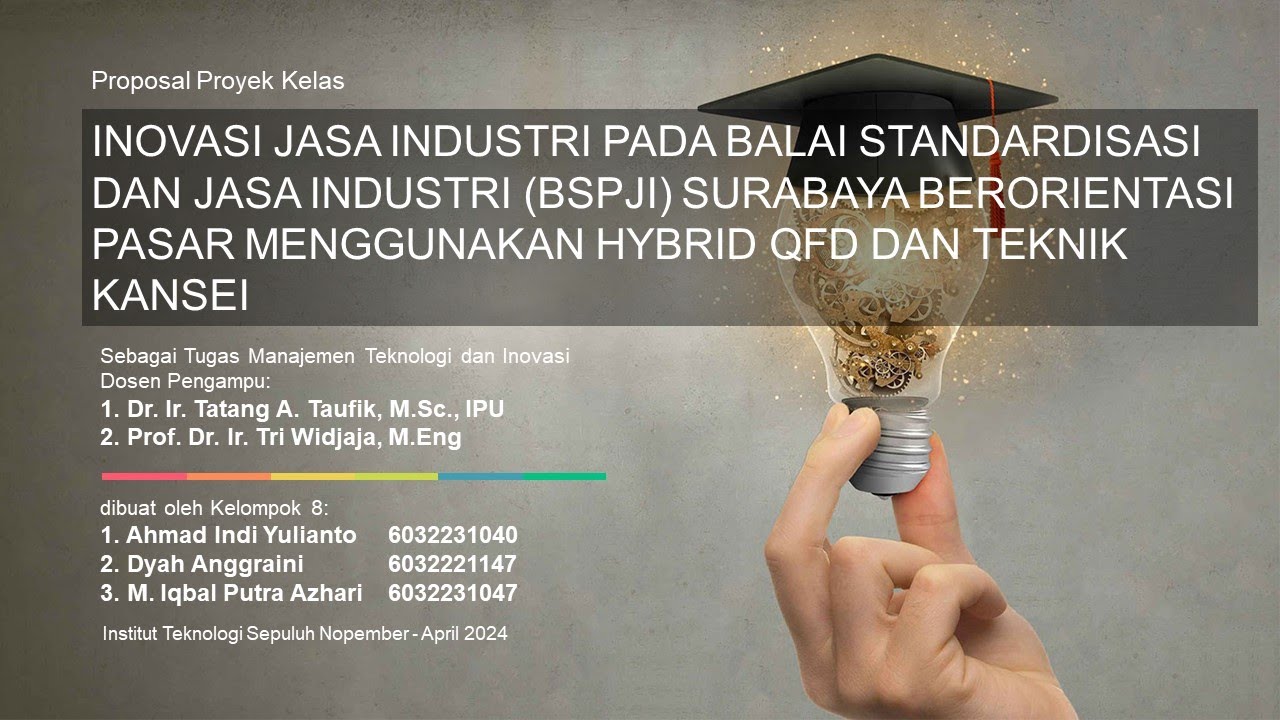 INOVASI JASA INDUSTRI PADA BALAI STANDARDISASI DAN JASA INDUSTRI ...