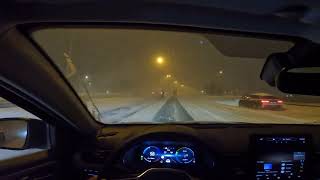 Driving Through a Snow Storm - Helsinki, Finland | Renault Arkana