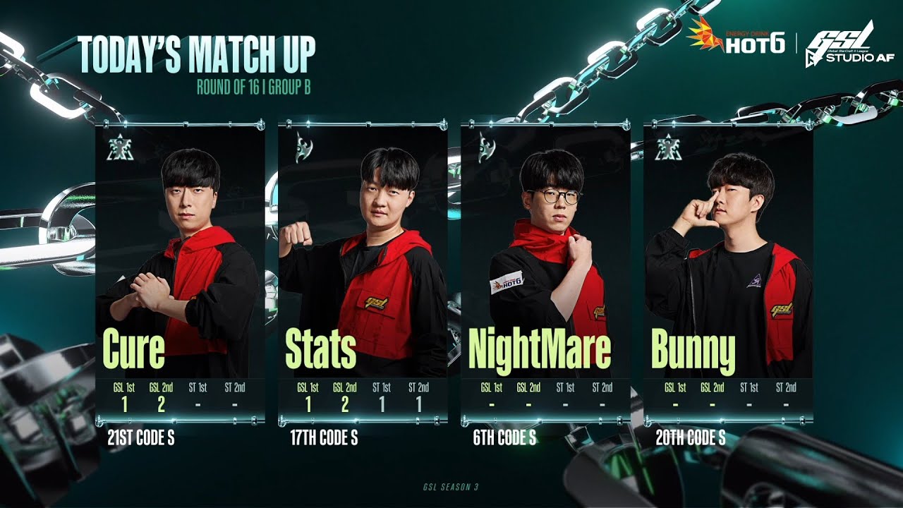 [2023 GSL Season 3] Ro.16 | Группа B: Cure, Stats, Bunny, Nightmare ...