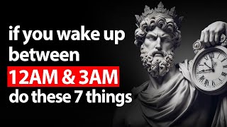 If You WAKE UP Between 12AM & 3AM...Do These 7 THINGS | Stoicism