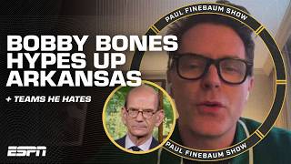 Bobby Bones is CONFIDENT in his Arkansas Razorbacks in SEC play 🐗 | The Paul Finebaum Show