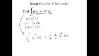 4.5 Pt I Integration by U-Substitution (Indefinite Integrals)
