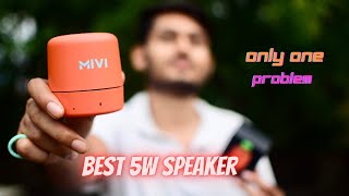 Mivi play 5w bluetooth speaker Unboxing and Review ( Bass test \u0026 microphone test) best 5w speaker🔥