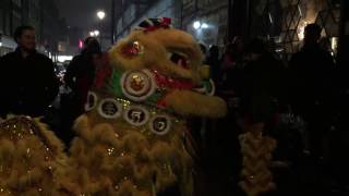 Pak Mei Chinese New Year Lion Dance in London Soho 2017 (2) 英國白眉派醒獅倫敦農曆新年 2017