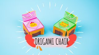 How to make an origami chair step by step - Origami Chair