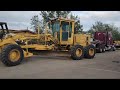 1979 caterpillar 12g motor grader enclosed cab