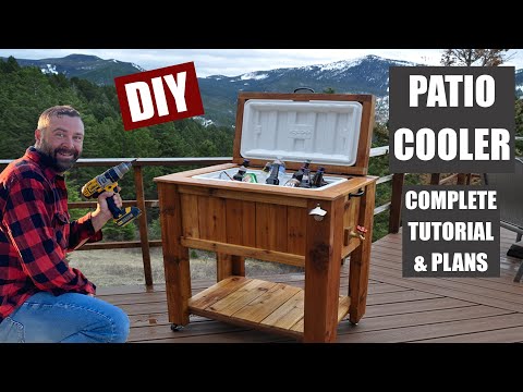 How to Make a Patio Cooler Ice Chest How to Make a Patio Cooler Ice Chest