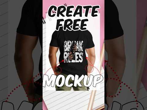 How to create free mockups for your brand #mockups #free #creative #clothingbrand