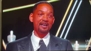 I HOPE YOU INVITE ME BACK Will Smith in tears, smacks Chris Rock & apologizes to the Oscars Academy