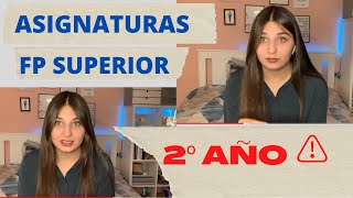 Asignaturas del 2º año del SUPERIOR ADMINISTRACION Y FINANZAS| EXPERIENCIA😥⚠️