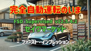 完全自動運転のいま - テスラ FSD Supervised v12.5.4.2 - セイワマーケット -