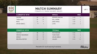 Penarth V Llandaff Macey Cup