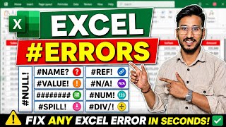Decoding All Excel Errors: Understanding and Resolving Every Excel Error Message | Excel