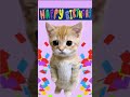 Standing cat singing Happy Birthday