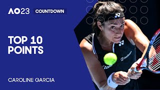 Caroline Garcia | Top 10 points | Australian Open 2023