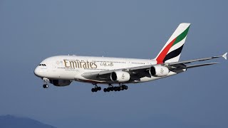 에미레이트 A380 인천공항 착륙 | Emirates A380 Landing at Incheon Airport