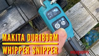 Makita DUR189RM whipper snipper: First use \u0026 review.