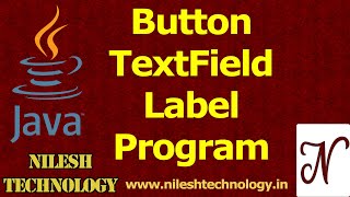 Java Button | Textfield | Label | Program