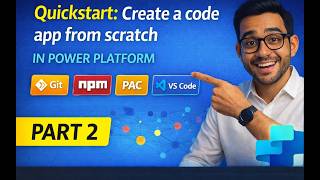 Build a Power Apps Code App from Scratch using NPM & PAC CLI | #CoeApps #PowerPlatform #Dataverse.