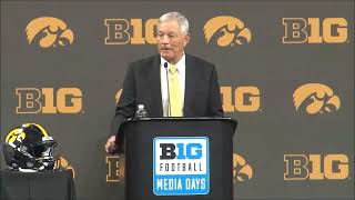 Iowa's Coach Kirk Ferentz @ Big Ten Football Media Day 2022