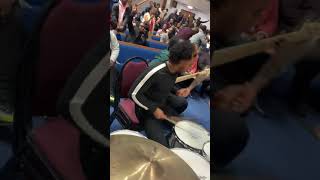 Drummer goes crazy in church 🤯😲 | A must watch #crazydrummer #drummer #churchdru
