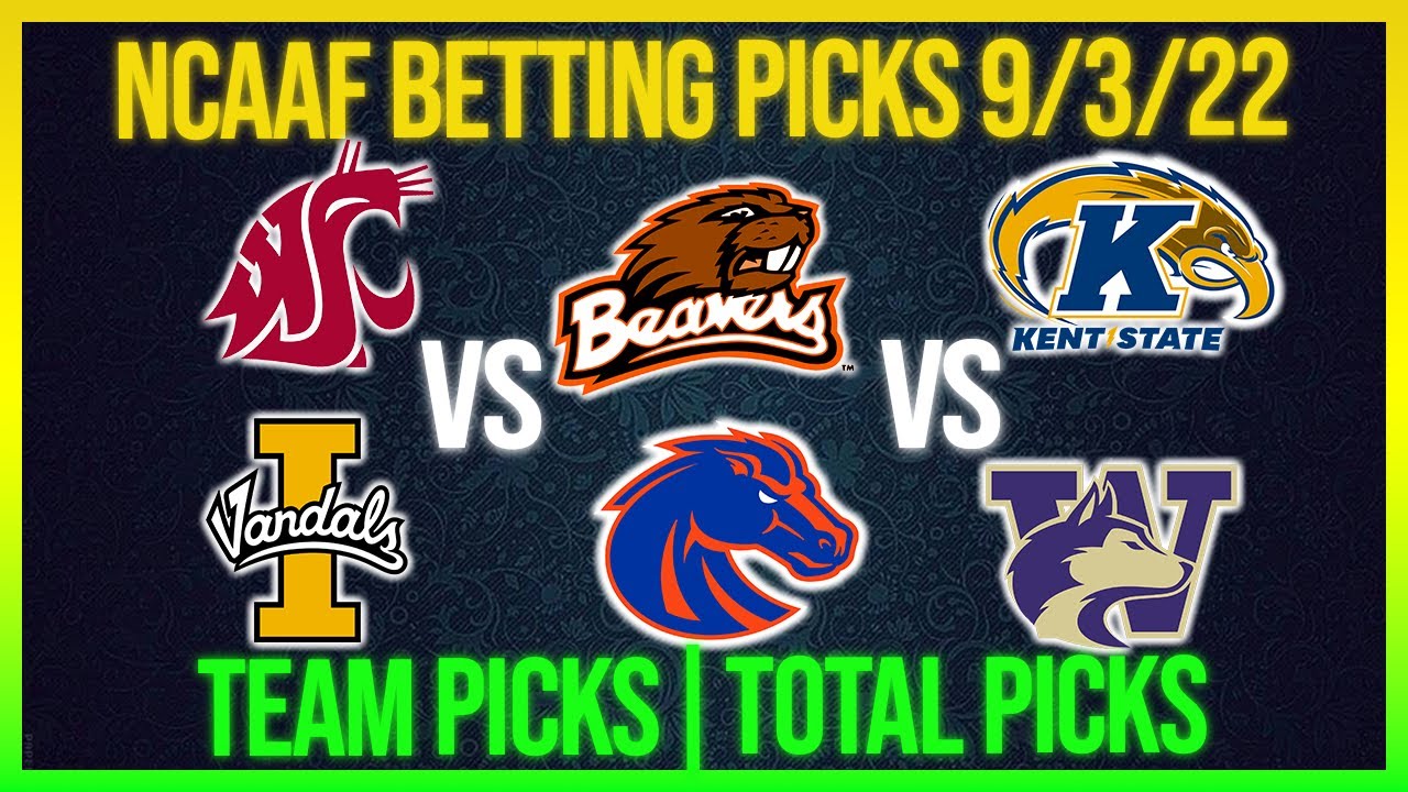 FREE NCAAF Betting Picks And Predictions Today Week 1 Saturday 9/3/22 ...