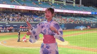 奶昔 日本祭典廖柏勳應援 ，超可愛い Fubon Angels 大人気 応援 ダンス最高 20221002 Doki Dokiドキドキ主題日