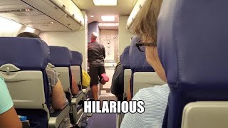 Funniest Flight Attendant Ever