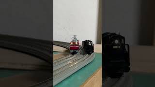 C55とEf81が並走してる動画【鉄道系はなちゃん】