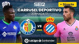 ⚽️ GETAFE CF vs RCD ESPANYOL | EN DIRECTO #LaLiga Jornada 17